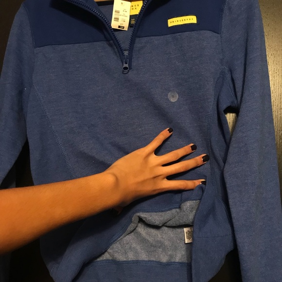 NWT Small Blue Prince & Fox Quarter-Zip Pullover - Picture 7 of 8